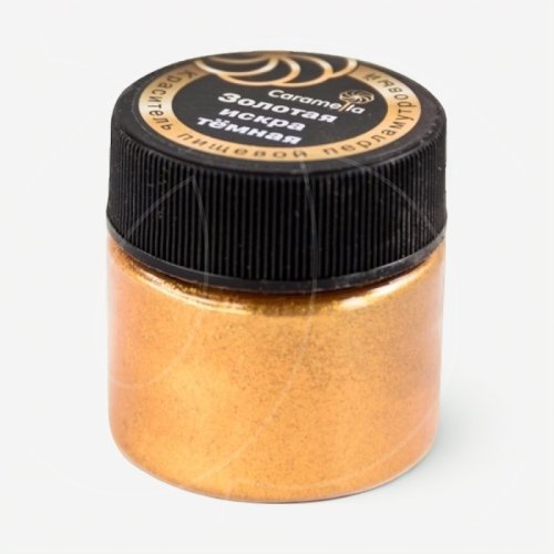 Блеск пищевой Caramella "Золотая искра тёмная" 5 г 250699